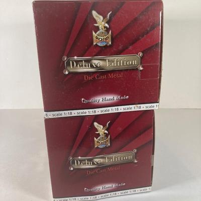 LOT 352: Die Cast 1957 Ford Thunderbird and 1958 Edsel Citation - 1:18 Scale in Original Packaging