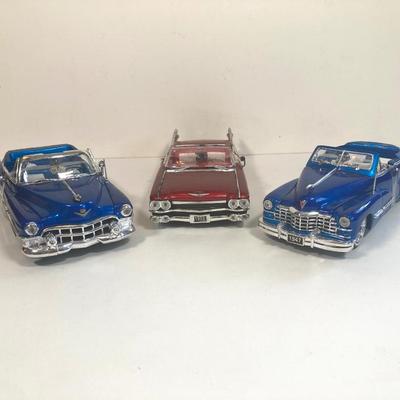 LOT 353: Vintage Convertible Die Cast Cadillacs - 1953, 1947 and 1959