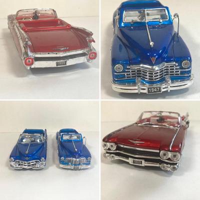 LOT 353: Vintage Convertible Die Cast Cadillacs - 1953, 1947 and 1959