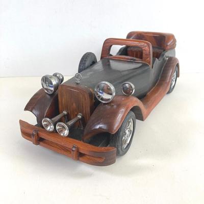 LOT 354: Vintage Die Cast and Wood Convertible Cars - Mercedes and 1932 Ford