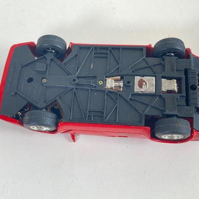 LOT 356: Vintage Die Cast Toy Cars - Lamborghini, Lincoln Limousine, School Bus and Sheriff's Dept. Bus