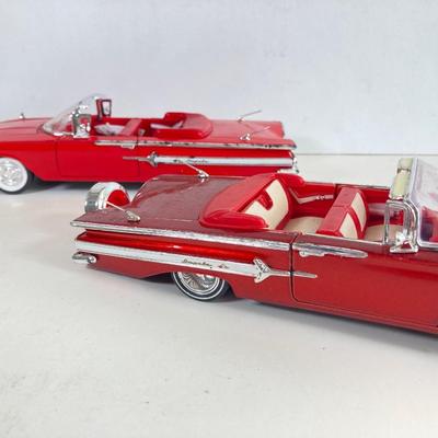 LOT 357: Toy Collector Car's - Die Cast 1960 Chevy Impala Convertibles, Road Touch Classic Runners and More