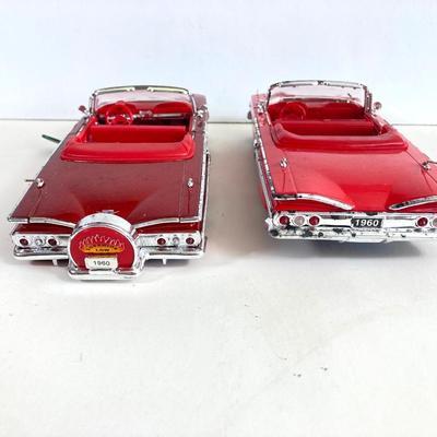 LOT 357: Toy Collector Car's - Die Cast 1960 Chevy Impala Convertibles, Road Touch Classic Runners and More