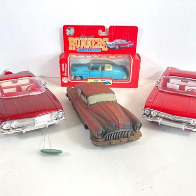 LOT 357: Toy Collector Car's - Die Cast 1960 Chevy Impala Convertibles, Road Touch Classic Runners and More