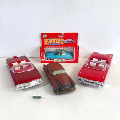 LOT 357: Toy Collector Car's - Die Cast 1960 Chevy Impala Convertibles, Road Touch Classic Runners and More