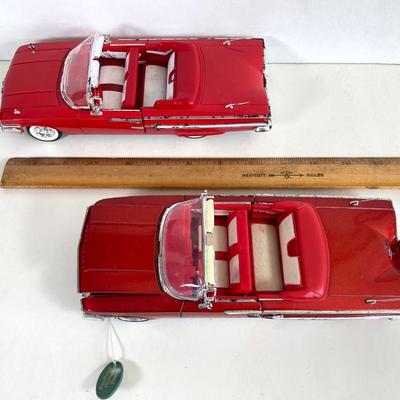 LOT 357: Toy Collector Car's - Die Cast 1960 Chevy Impala Convertibles, Road Touch Classic Runners and More