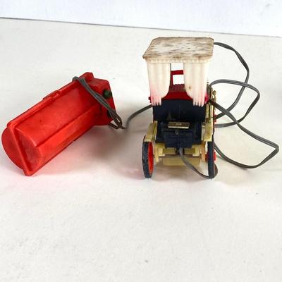 LOT 358: Vintage Collectible Toy Cars and Truck - Buddy L Thunderbird, Plastic International Pickup, Majorette and More