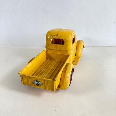 LOT 358: Vintage Collectible Toy Cars and Truck - Buddy L Thunderbird, Plastic International Pickup, Majorette and More