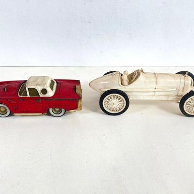 LOT 358: Vintage Collectible Toy Cars and Truck - Buddy L Thunderbird, Plastic International Pickup, Majorette and More