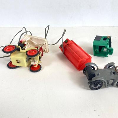LOT 358: Vintage Collectible Toy Cars and Truck - Buddy L Thunderbird, Plastic International Pickup, Majorette and More