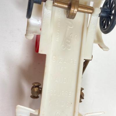 LOT 359: Antique Car Collection - Plastic Toy Cars, Sunoco Car Coins and Ceramic 1913 Chevrolet