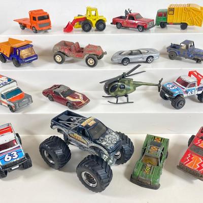LOT 360: "Nutty Mads" Roddy the Hotrod by Louis Marx & Co, Inc. with Large Collection of Toy Cars and Trucks - (Ertl,...