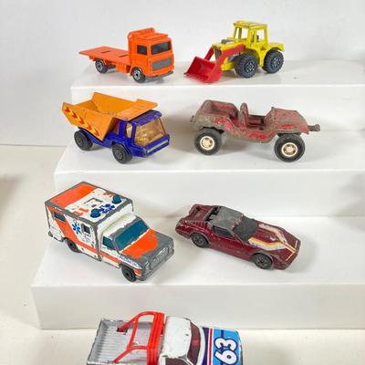 LOT 360: "Nutty Mads" Roddy the Hotrod by Louis Marx & Co, Inc. with Large Collection of Toy Cars and Trucks - (Ertl,...