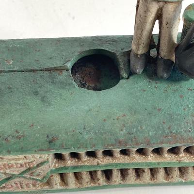 LOT 365: Vintage Cast Iron Birdie Putt Golf Bank