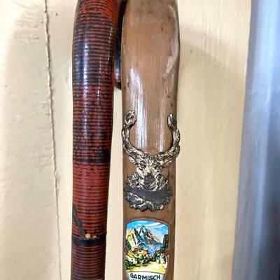 LOT 368: Collection of Four Wooden Canes - German Travel Destinations and More