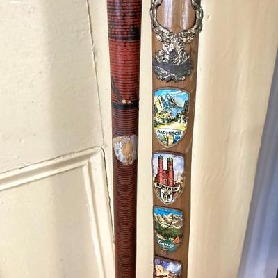 LOT 368: Collection of Four Wooden Canes - German Travel Destinations and More
