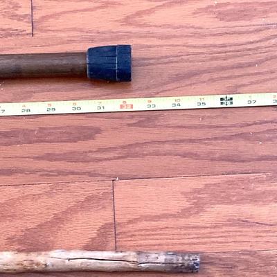 LOT 368: Collection of Four Wooden Canes - German Travel Destinations and More