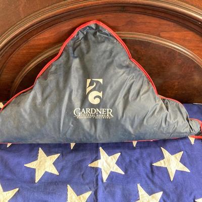 LOT 371: United States of American Flags - Two Folded and One Large Size