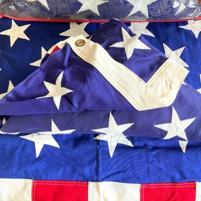 LOT 371: United States of American Flags - Two Folded and One Large Size