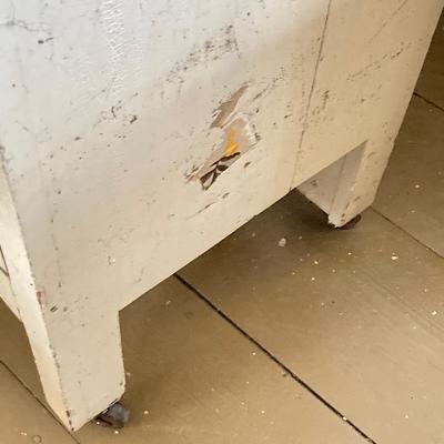 LOT 373: Vintage Primitive Wooden Jelly Cabinet - Ready for Upcycling