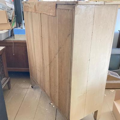 LOT 373: Vintage Primitive Wooden Jelly Cabinet - Ready for Upcycling