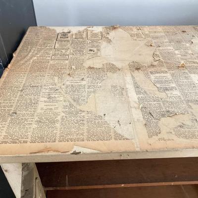 LOT 373: Vintage Primitive Wooden Jelly Cabinet - Ready for Upcycling