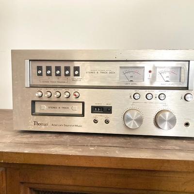 LOT 375: Vintage Thomas Model No. 2000 Stereo 8 Track Tape Deck