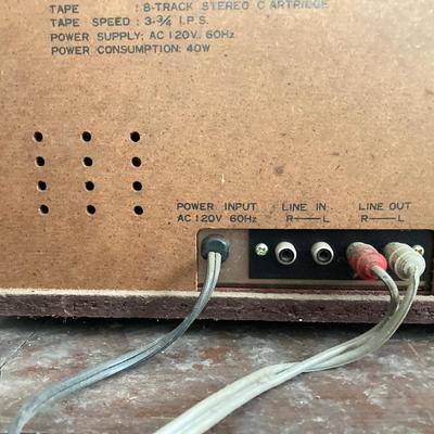 LOT 375: Vintage Thomas Model No. 2000 Stereo 8 Track Tape Deck