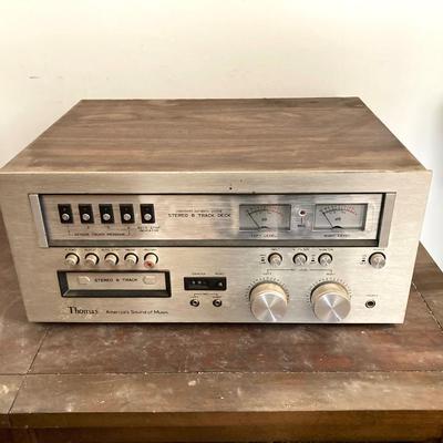 LOT 375: Vintage Thomas Model No. 2000 Stereo 8 Track Tape Deck