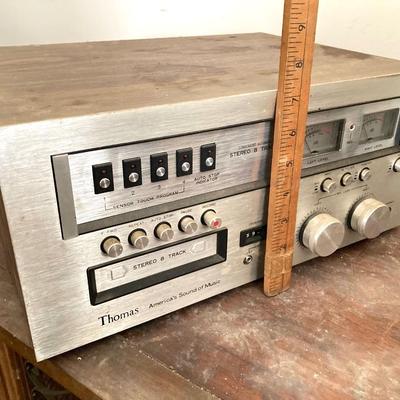 LOT 375: Vintage Thomas Model No. 2000 Stereo 8 Track Tape Deck