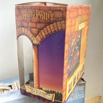 LOT 376: Harry Potter Collectibles - "The Chamber of Keys" Classic Scenes Collection and "The Chamber of Secrets"...