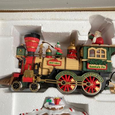 LOT 378: The Holiday Express Animated Train Set No. 380 in Original Box