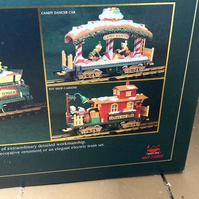 LOT 378: The Holiday Express Animated Train Set No. 380 in Original Box