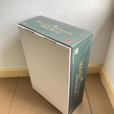 LOT 378: The Holiday Express Animated Train Set No. 380 in Original Box