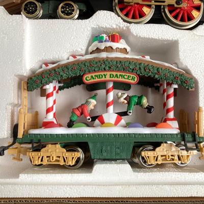 LOT 378: The Holiday Express Animated Train Set No. 380 in Original Box