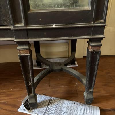 LOT 380: Antique Glass & Mirror China/Curio Cabinet