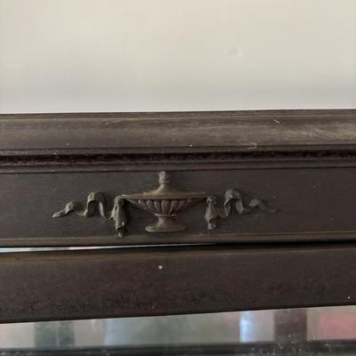 LOT 380: Antique Glass & Mirror China/Curio Cabinet