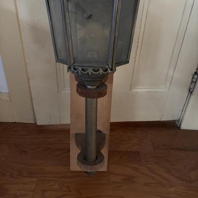 LOT 386: Vintage Eagle Brass Hexagonal Carriage Lantern