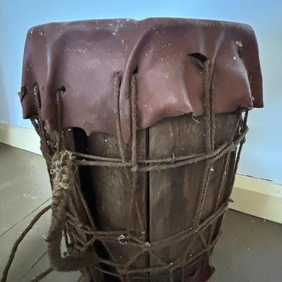 LOT 388: Boy Scott of America Collection: Handcrafted Barrel Drum & Miniature Canoes, Clothing w/Patches, Handbooks, Song Books &...