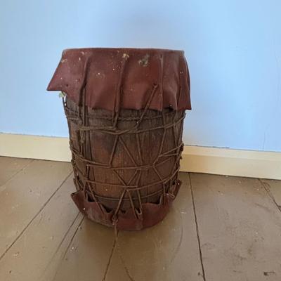 LOT 388: Boy Scott of America Collection: Handcrafted Barrel Drum & Miniature Canoes, Clothing w/Patches, Handbooks, Song Books &...