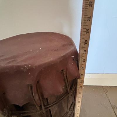 LOT 388: Boy Scott of America Collection: Handcrafted Barrel Drum & Miniature Canoes, Clothing w/Patches, Handbooks, Song Books &...