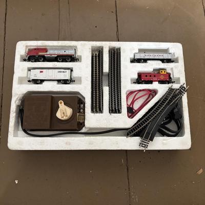 LOT 390: "Little Joe" N Scale Train Car Set, Bachman N Scale High Baller Train Set & New Bright Big Scale Electric Train Set