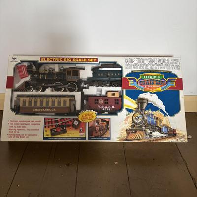 LOT 390: "Little Joe" N Scale Train Car Set, Bachman N Scale High Baller Train Set & New Bright Big Scale Electric Train Set
