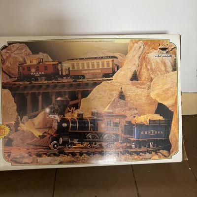 LOT 390: "Little Joe" N Scale Train Car Set, Bachman N Scale High Baller Train Set & New Bright Big Scale Electric Train Set