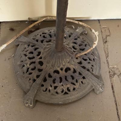 LOT 394: Vintage Floor Lamps - Ready for Re-Wiring or Upcycling