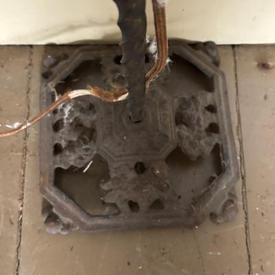 LOT 394: Vintage Floor Lamps - Ready for Re-Wiring or Upcycling