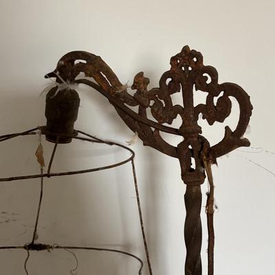 LOT 394: Vintage Floor Lamps - Ready for Re-Wiring or Upcycling