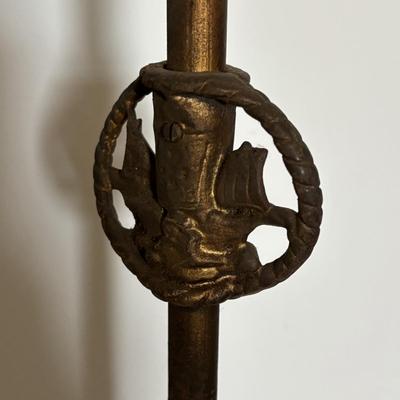 LOT 394: Vintage Floor Lamps - Ready for Re-Wiring or Upcycling