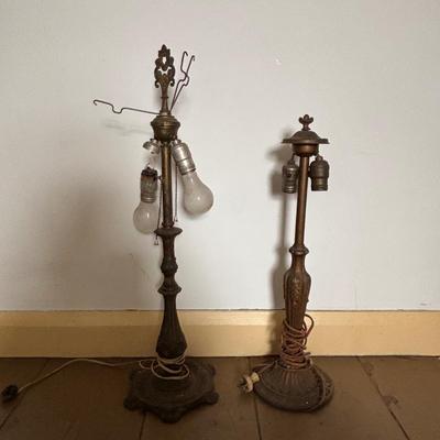 LOT 395: Vintage Table Lamps - Ready for Re-Wiring/Upcylcing