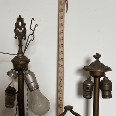 LOT 395: Vintage Table Lamps - Ready for Re-Wiring/Upcylcing